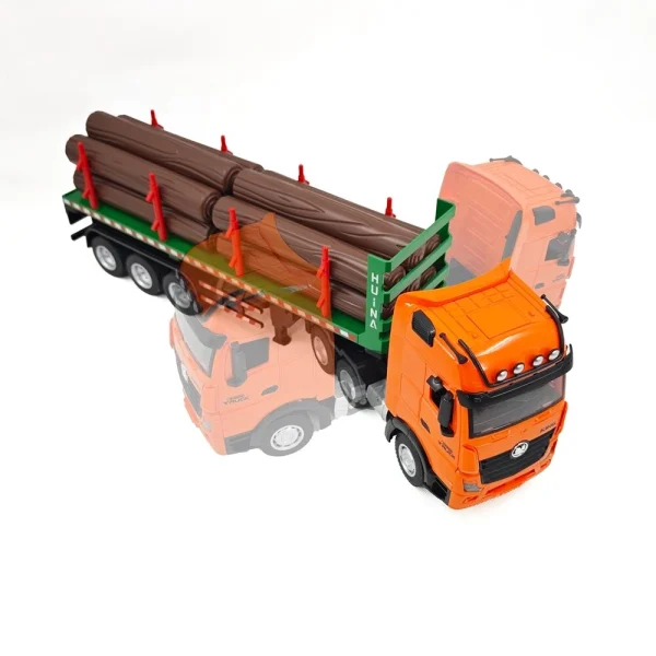 HuiNa Toys 1313 1/18 2.4G 9CH RC Car Woods Trasport Truck Wireless Remote Control LED Light Sound 270 Rotation High-Side Engineering Vehicles Models Toys - Image 8