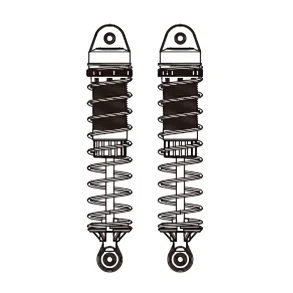 1 Pair MJX 10208 RC Car Spare Parts Front/Rear Shock Absorbers 10510B/10500B