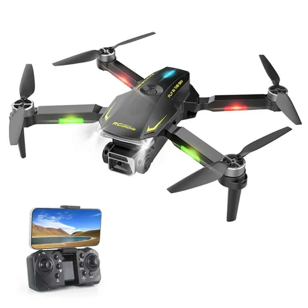 ZD012 GPS WiFi FPV with HD Dual Camera Electric Adjustment Optical Flow Positioning Brushless Foldable RC Drone Quadcopter RTF