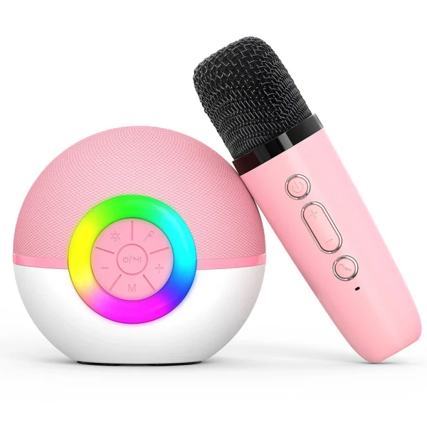 T97 Bluetooth Children's Singing Machine Karaoke Audio Microphone Integrated Early Education Toys Various Changing Channels - Image 2
