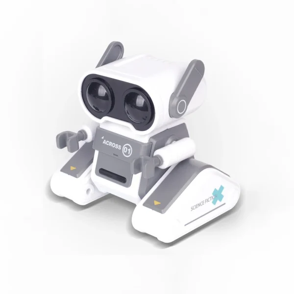 JYX001 Remote Control Robot 2.4Ghz Wireless 6-Wheel Drive 360 Omnidirectional Light Music Dancing Robot Toys for Children