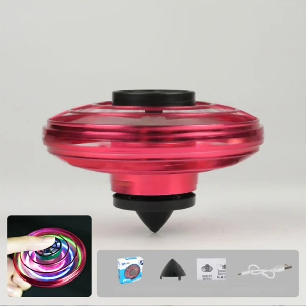 Flying Ball Toys Magic Spinner Flight Gyro UFO Drone Aircraft induction Gyroscope Decompression Toy Kids Children Gifts - Image 3