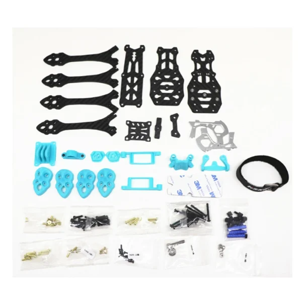 HSKRC MAK5 225mm Wheelbase 5mm Arm Thickness X Type 5 Inch Frame Kit Support DJI O3 Air Unit for RC Drone FPV Racing - Image 6