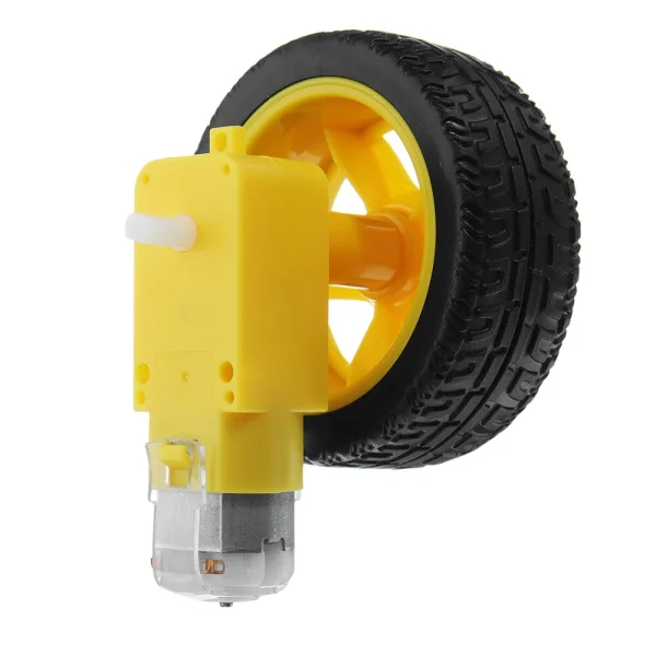 XIAO R DC Single Aixs 1:48 Gear Motor RC Models Gear Motor With 65MM Wheel - Image 4