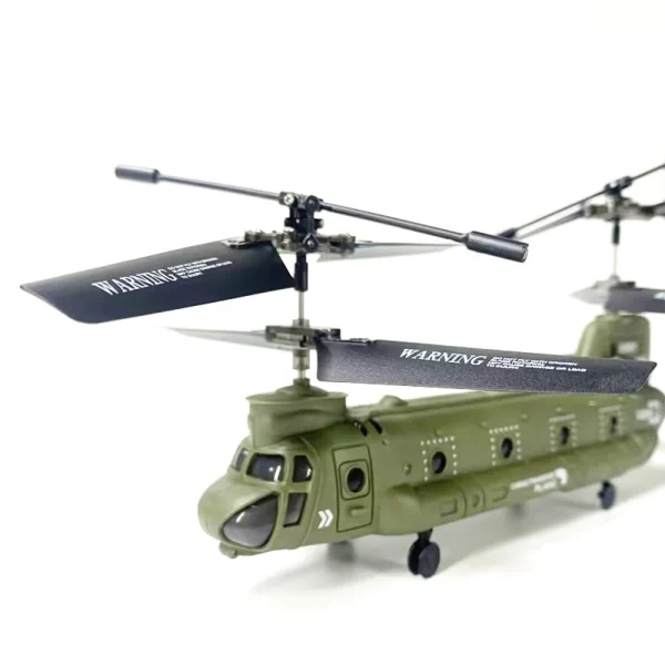 SYMA S026H 2.4G 3CH Dual Propellers Fixed Height Simulation Remote Control Model Helicopter Military Transport RC Helicopter - Image 2