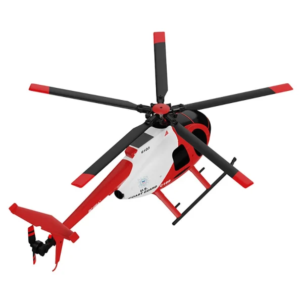 RC ERA C189 MD500 2.4G 4CH UAV 1:28 Fixed Height Single Blade Flybarless RC Helicopter RTF - Image 7
