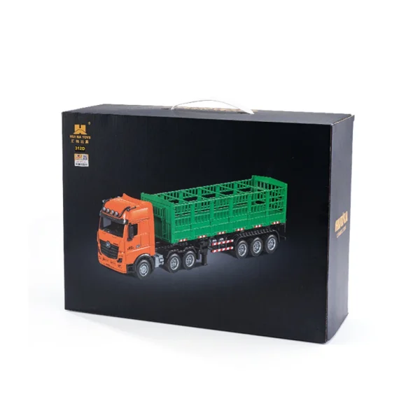 Huina 1312 1/18 2.4G 9CH Wireless RC Car Half Alloy Transport Truck  Vehicle Models RTR for Children Toys - Image 7