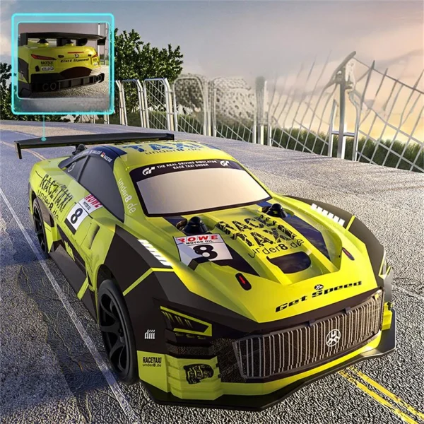 JJRC Q165 1/18 2.4G 4WD Dual Motor with LED Lights Super GT Sport Racing Drift RC Car RC Vehicles Model RTR Child Toys - Image 4