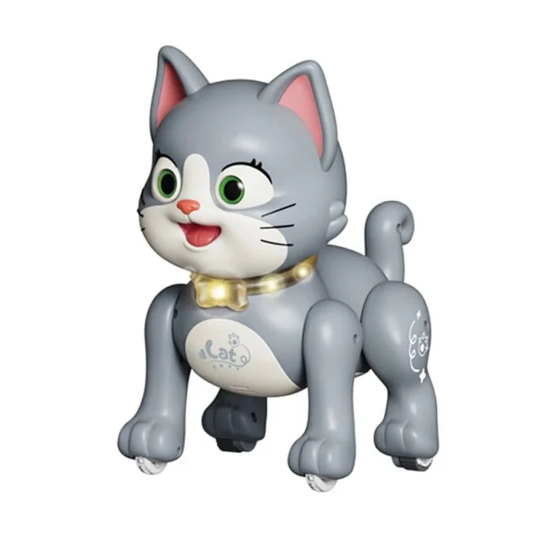 2.4GHz Remote Control Robot Pets Cat Rechargeable Cute Lighting and Music Robot Cat Toys for Children - Image 4
