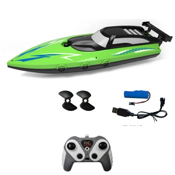 3502 3503 1/36 2.4G RC Boat Speedboat Dual Motors Waterproof LED Light Remote Control Ship High Speed Vehicles RTR Models - Image 4