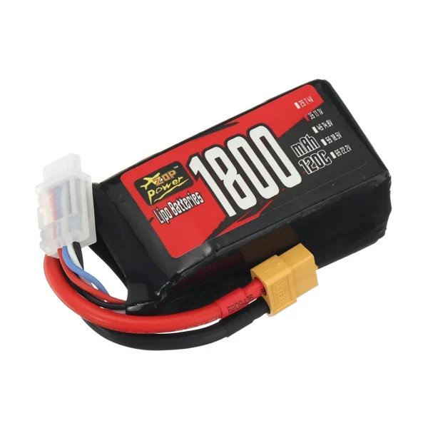 ZOP Power 3S 11.1V 1800mAh 120C 19.98Wh LiPo Battery XT60 Plug for RC Drone FPV Racing - Image 3