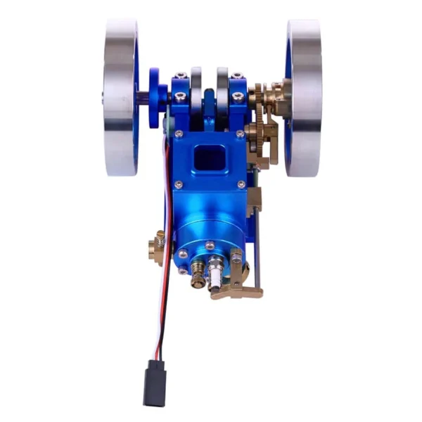 STARPOWER Mini Four Stroke Gasoline Engine Internal Combustion Engine Model with Wooden Base Physics Experiment Science Discovery Production Invention Gift Collection Toys - Image 3