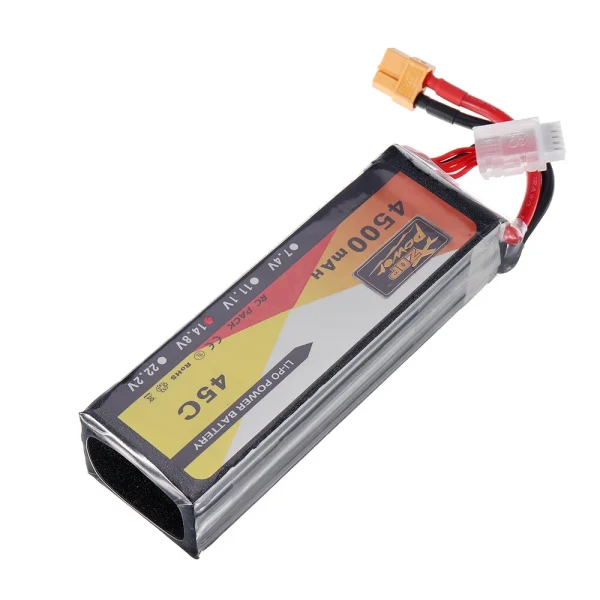 ZOP Power 14.8V 4500mAh 4S 45C Lipo Battery XT60 Plug - Image 4
