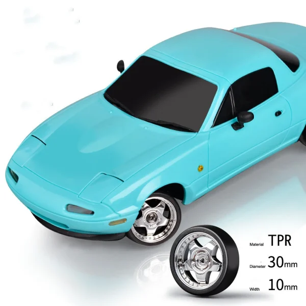 LDRC 1804 RTR 1/18 2.4G RWD RC Car Drift for Mazda MX-5 Gyro LED Light On-Road Full Proportional Racing Vehicles Models Toys - Image 6