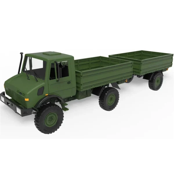 LDRC LD-P06 1/12 2.4G 4WD RC Car Unimog 435 U1300RC w/ LED Light Military Climbing Truck Full Proportional Vehicles Models Toys - Image 2