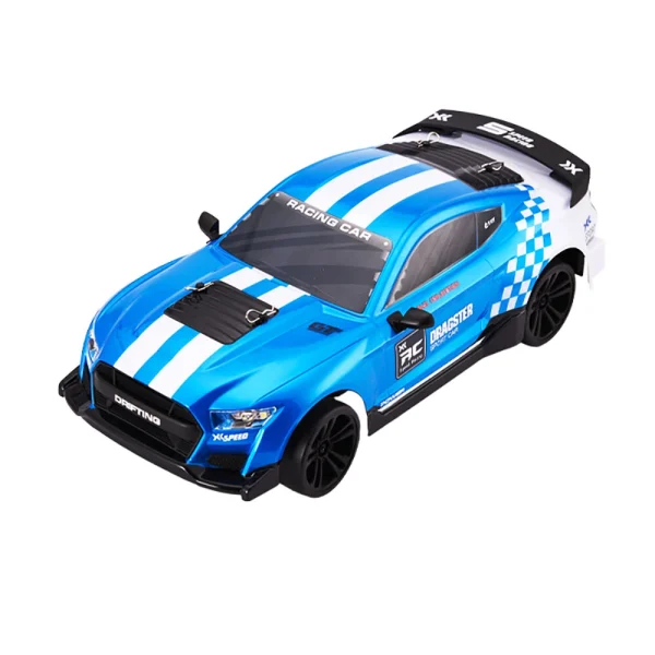 HX 1/14 2.4G 4WD RC Car Gyro Racing High Speed Drift Toy Full Proportional w/ Light - Image 3