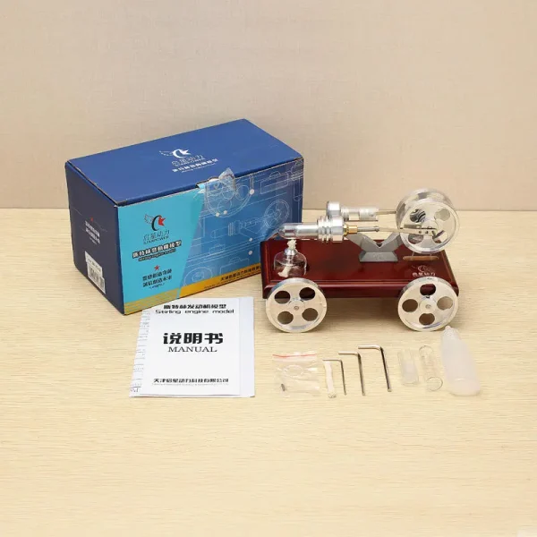 Stirling Engine Car Model Stirling Motor Model Kit - Image 4