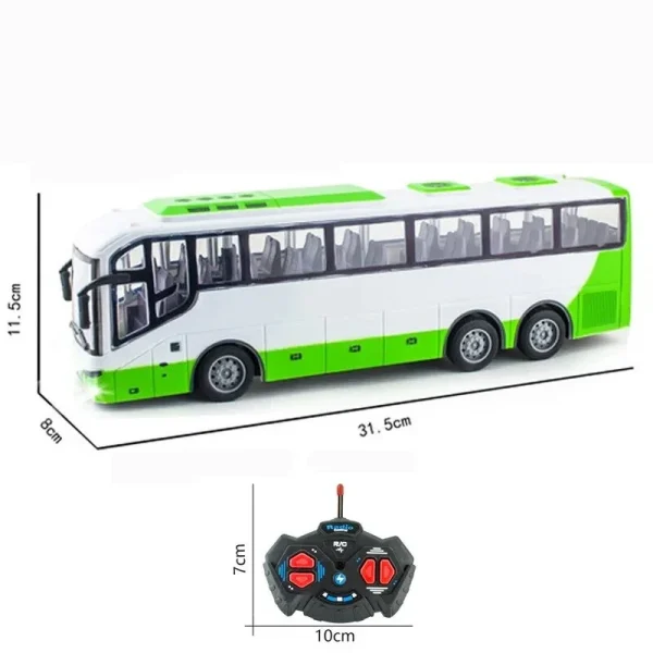 27hz Kids Rc Car Remote Control Electric School Bus with Light Tour For Children Toys Gift - Image 5