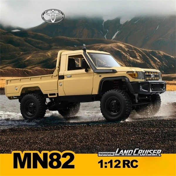 MNRC MN82 RTR 1/12 2.4G 4WD RC Car for TOYOTA Land Cruiser LC79 Rock Crawler LED Light Climbing Off-Road Truck Full Proportional Vehicles Models Toys - Image 8