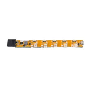LDARC 1S 3.7V 5-Way USB Charger with XT60 Plug Support 1S Lipo Battery PH2.0 1.25mm Plug for Mobula7 Moblite7 Whoop FPV Racing Drone
