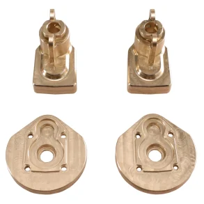 Upgraded Metal Accessories Brass Rear Axle Cup+Counterweight Block Gear Cover for MJX 1/12 H12Y H12Y+ RC Car Vehicle Models Spare Parts