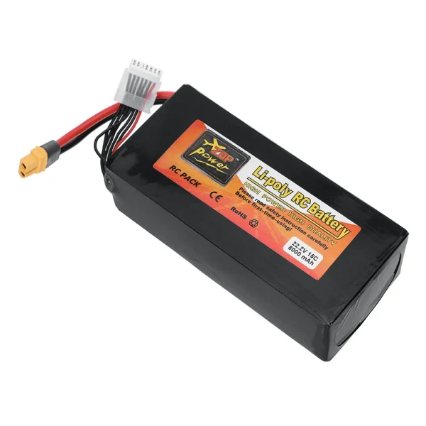 ZOP Power 22.2V 8000mAh 6S Li-ion Battery XT60 Plug for iFlight XL10 V6 Chimera7 Pro V2 - Image 4