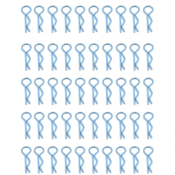 100PCS Universal RC Body R-Type Clips Pins for All 1/10 1/12 Scale Redcat HPI Himoto HSP Exceed RC Car Parts Truck Shell Replacement - Image 3