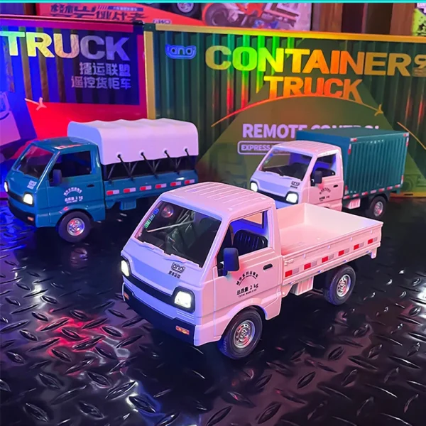 Landi QH922 RTR 1/16 2.4G RWD RC Car Simulation Van Drift Truck Sound LED Light Remote Control On-Road Vehicles Simulate WPL D22 Models Toys - Image 7