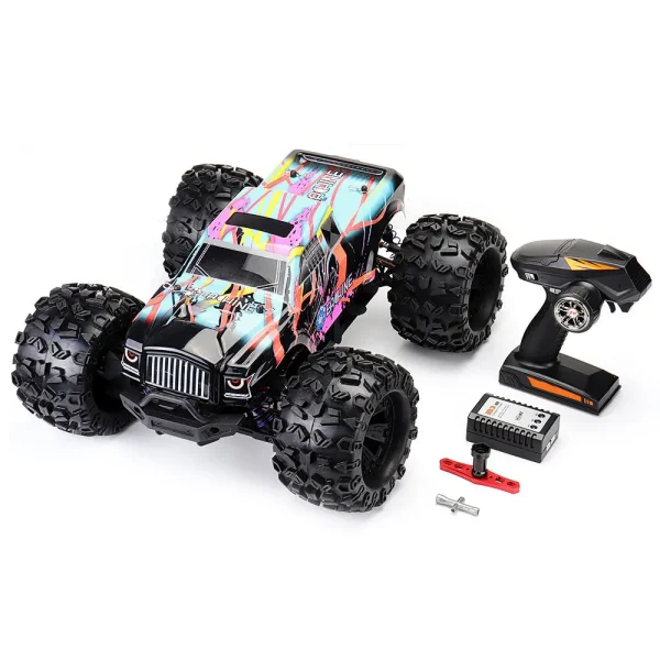 Eachine EAT02 1/8 Large RC Truck 90km/h High Speed Bigfoot RC Car 4WD 2.4G Brushless 2400mAh Off Road Truck Vehicle Model for Adults - Image 4
