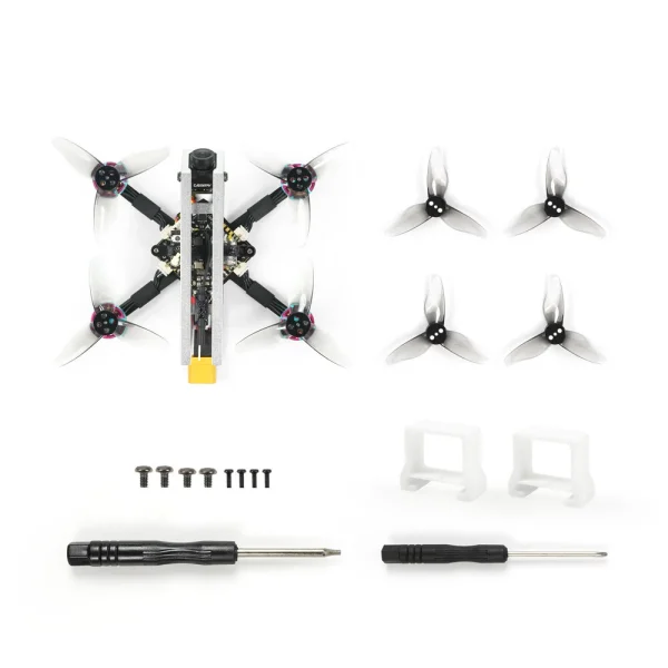 YMZFPV Lightning2 Lighting2 V2 2 Inch 2S Freestyle FPV Racing Drone ELRS BNF with 250mW VTX / Walksnail Avtar Mini 1S Kit - Image 4