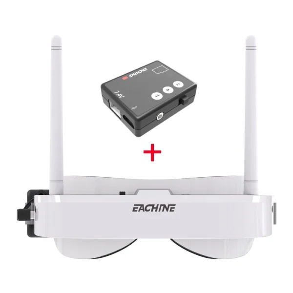 Eachine EV100 5.8G 72CH 720*540 FPV Goggles With Dual Antennas Fan 18650 Battery Case For RC Drone - Image 2