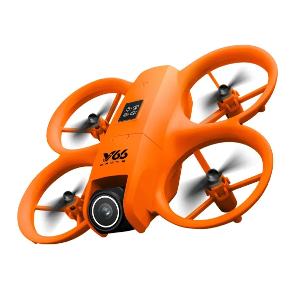 YCRC V66 WiFi FPV with Dual Camera 180 Electrically Adjustable Optical Flow Hover Automatic Obstacle Avoidance LED Light Circle Protection Kids Gifts 2.4G 4CH 6-Axis Remote Control RC Toys Drone Quadcopter RTF - Image 7