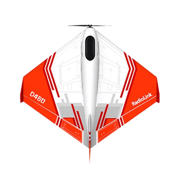 RadioLink Turbot D460 Scale Model 480mm Wingspan EPP 4KM Control Distance 1600KV Brushless Motor RC Airplane Fixed Wing PNP/RTF Gyroscope Assist for Beginners - Image 2