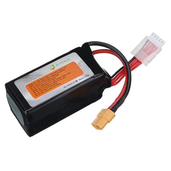 XF POWER 14.8V 1300mAh 100/200C 4S LiPo Battery XT60 Plug for RC Drone - Image 3