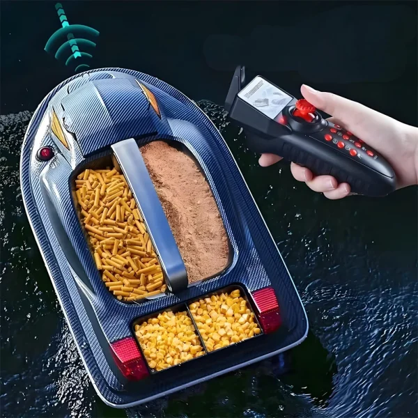 HJ817 2.4G Intelligent Remote Control Bait RC Boat Positioning Point GPS Fixed Speed Cruising Auto Funnel Opening Closing Decoupling - Image 5