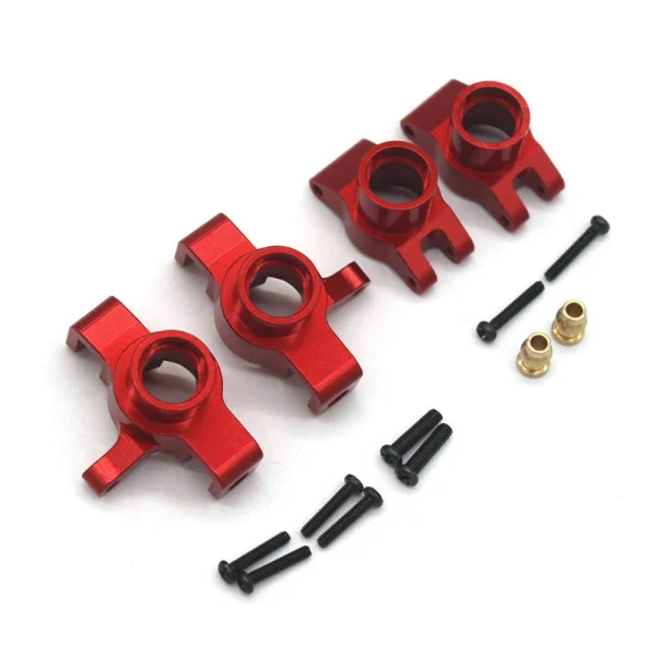 Upgraded Metal Spare Parts Front Steering Cup Rear Wheel Seat Set for 1/20 MJX 20208 JJRC C8811 RC Car Vehicle Models Parts - Image 2