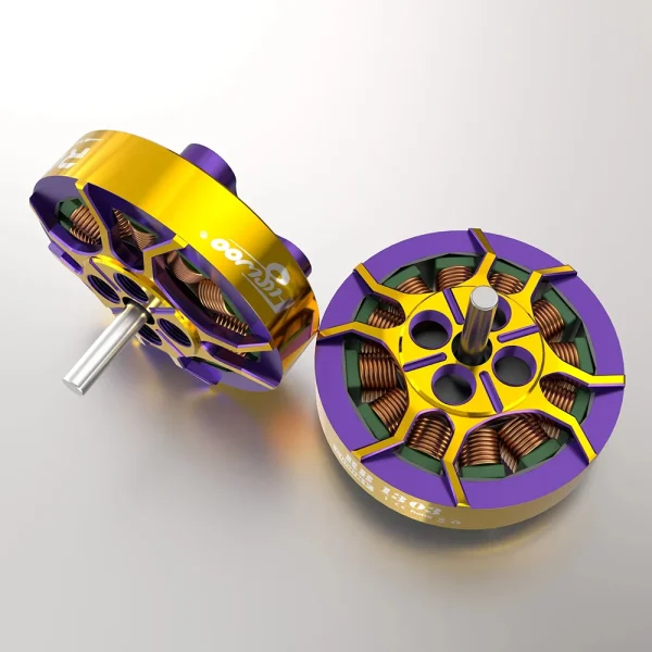 1PC / 4PCS FLYWOO ROBO 1303 6000KV 2-4S Brushless Motor 1.5mm Shaft for RC FPV Racing Drone - Image 3