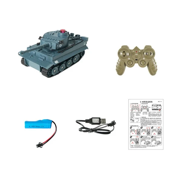 JJRC Q85 RTR 2.4G 4CH RC Battle Tank Programmable Vehicles w/ Sound  360 Rotation Military Models Kids Children Toys - Image 6