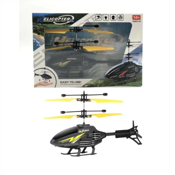 A13 Response Flying Helicopter Toys USB Rechargeable Induction Hover Helicopter With Remote Control For Over Kids Indoor And Outdoor Games - Image 3