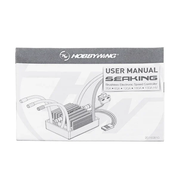 Hobbywing Seaking V3 180A Brushless Waterproof ESC Speed Controller 6V/5A BEC for Rc Boat Parts - Image 7