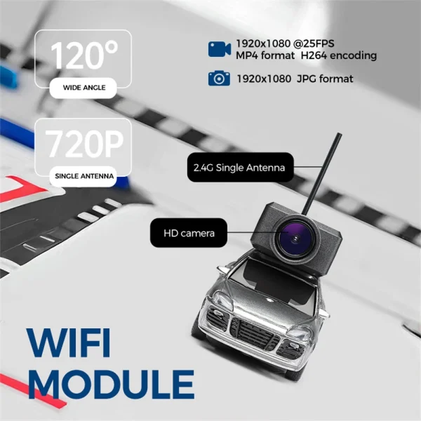 Wltoys 6401 1/64 FPV RC Car Wifi Camera Photos Videos VR App Control Built In Gyro Drift Desktop Micro 3 Speed On-Road Mini Full Proportional Vehicles Models Toys - Image 9