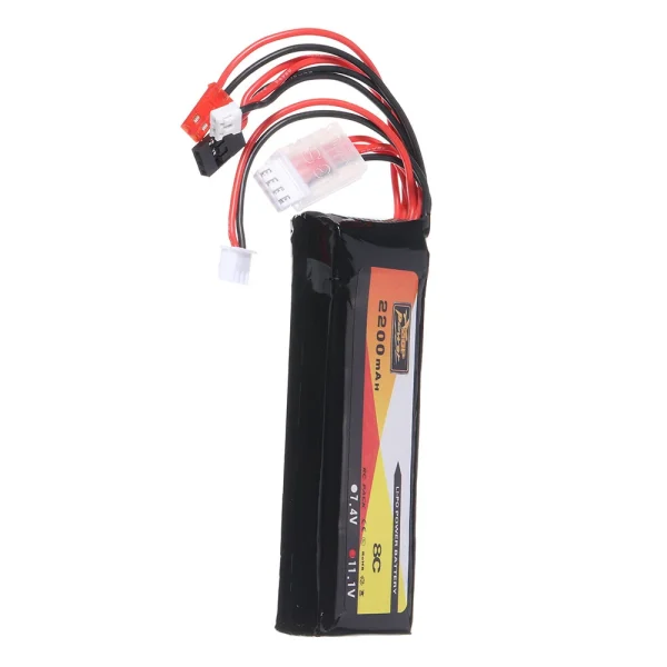 ZOP Power 11.1V 2200mAh 3S 8C Lipo Battery JR JST Futaba Plug for Transmitter - Image 4
