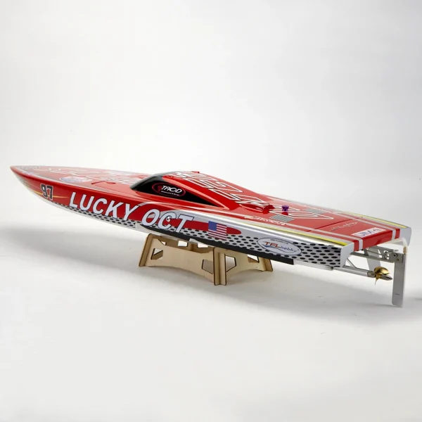 TFL 1126 880mm Lucky OCT 2.4G 120A ESC Brushless RC Boat w/ Water Cooling System Without Servo TX Battery - Image 4