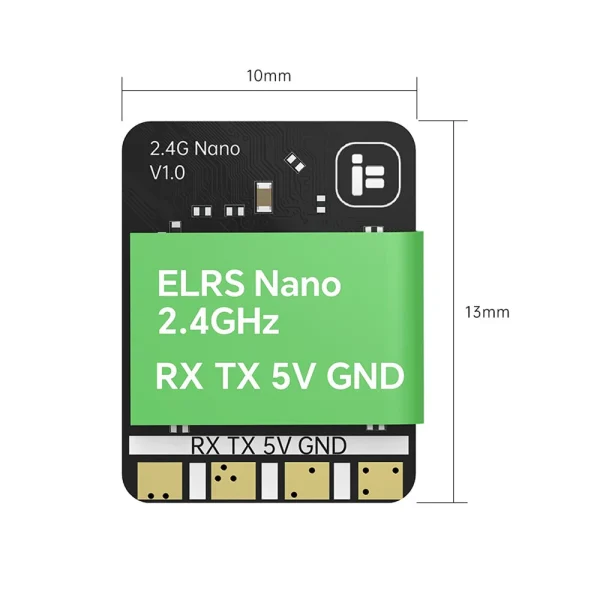 iFlight ExpressLRS ELRS 2.4GHz/868/915MHz Open Source Nano RX Receiver w/ T Antenna for FPV Racing Drone - Image 9