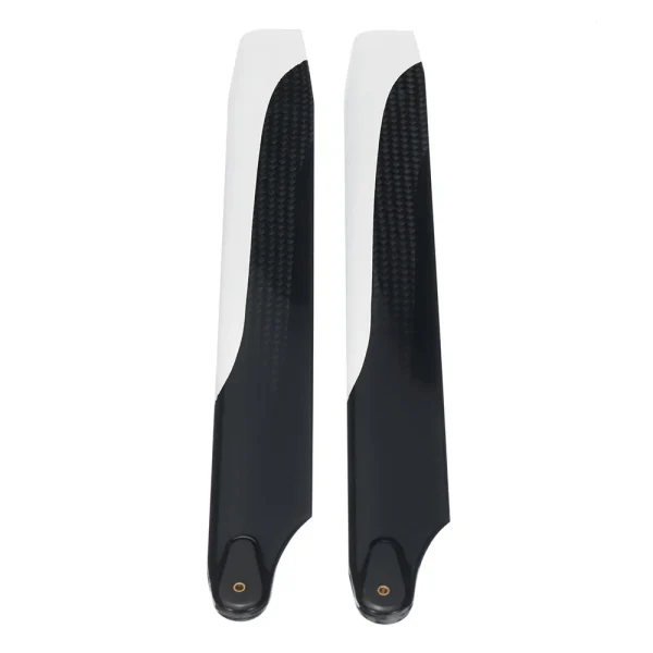 1pair PUDU 230mm Carbon Fiber Main Rotor Blade Propeller For RC Helicopter - Image 7