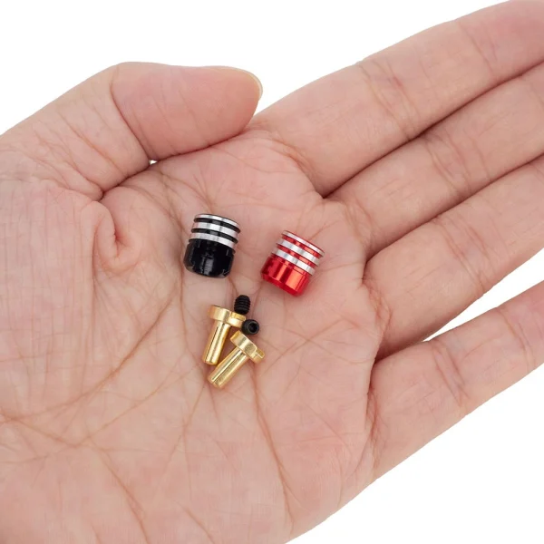 4PCS Hard Case Battery Cooler Bullet Plug Banana Head for 1/10 RC Off-Road Monster Truck RC Modified Car - Image 6