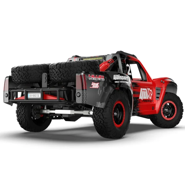 UDIRC 1002 1002SE V2 RTR 1/10 2.4G 4WD 60km/h RC Car Brushless Short Course Truck LED Light Gyro All Terrain Desert Off Road Truck Vehicles Models Toys - Image 3