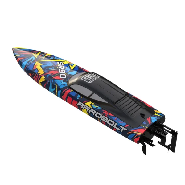 Volantexrc 798-5 SR90 70km/h ARTR 2.4G Brushless RC Boat Water Cooling Ship Capsize Reset Fast High Speed Waterproof Vehicles Models Toys Remote Control Kids Children Gift - Image 3