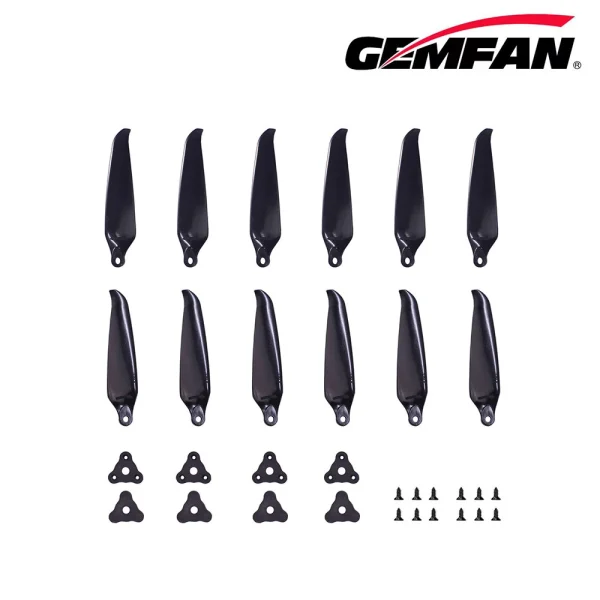 6 Pairs Gemfan F7036 7036 7inch 3-Blade / 2-Blade Foldable Propeller Glass Fiber Nylon 5mm Hole for Long Range FPV Racing Drone - Image 3