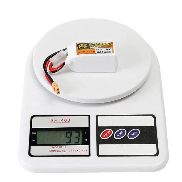 2Pcs ZOP Power 11.1V 1000mAh 70C 3S Lipo Battery XT30 Plug - Image 5